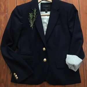 J Crew Schoolboy Blazer in Navy 4P